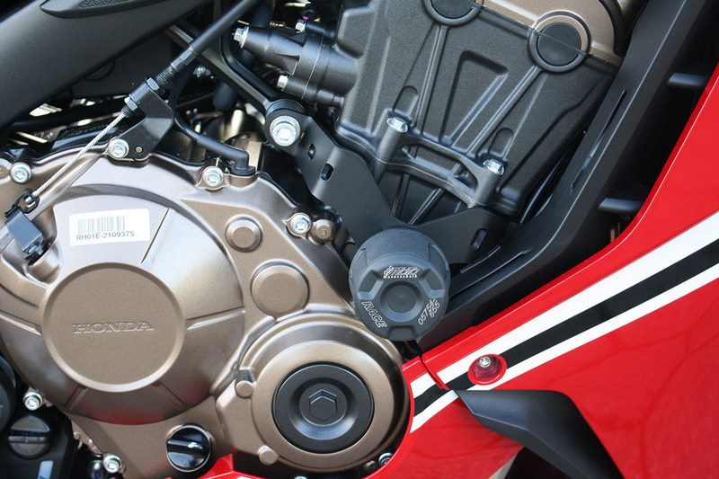 GSG MOTOTECHNIK Crash Pad set for Honda CBR 650 RR (2019 -) | 40602-H71-SH