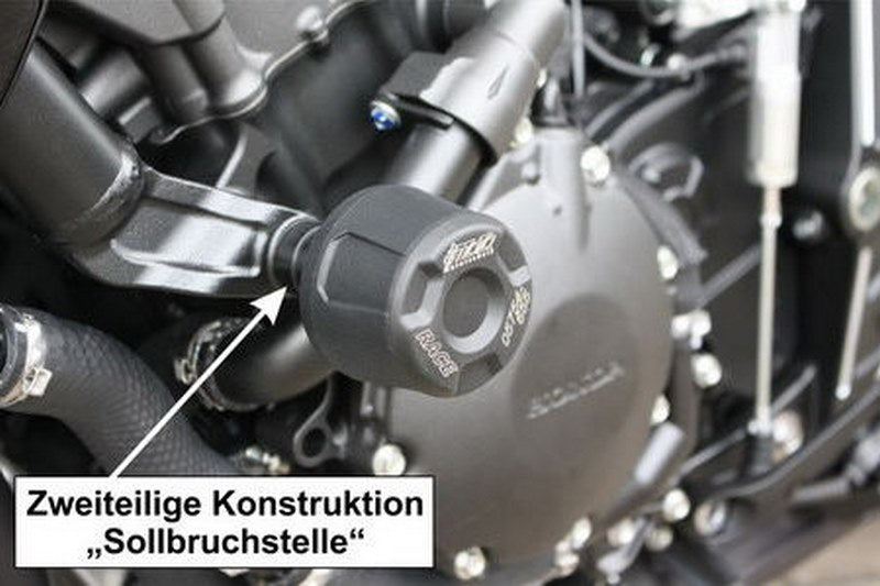 GSG MOTOTECHNIK Crash Pad set for Honda CB 1000 R (2021 -) | 40602-H75-DS-SH