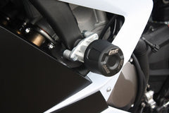 GSG MOTOTECHNIK Crash Pad set, Holding Plates Natural Aluminium for Kawasaki ZX-6R 636 (2013-2015) | 40602-K36-DS