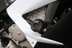 GSG MOTOTECHNIK Crash Pad set, Holding Plates Natural Aluminium for Kawasaki ZX-6R 636 (2013-2015) | 40602-K36-DS