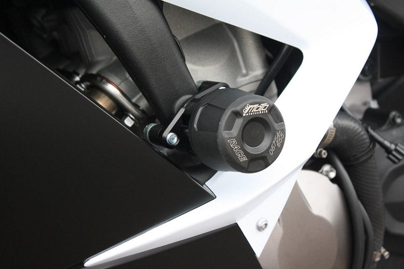 GSG MOTOTECHNIK Crash Pad set, Holding Plates Natural Aluminium for Kawasaki ZX-6R 636 (2013-2015) | 40602-K36-DS