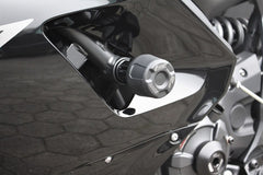 GSG MOTOTECHNIK Crash Pad set, Attachments Natural Aluminium for Yamaha R7 (2022 -) | 4060235Y64