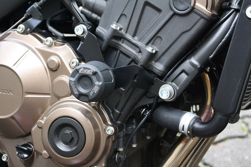 GSG MOTOTECHNIK Crash Pad set for Honda CB 650 R (2019 -) | 406025525-H69-DS-SH