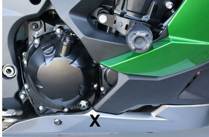 GSG MOTOTECHNIK Crash Pad set for Kawasaki Ninja 1000 SX (2020 -) | 407040-K488-SH-DS