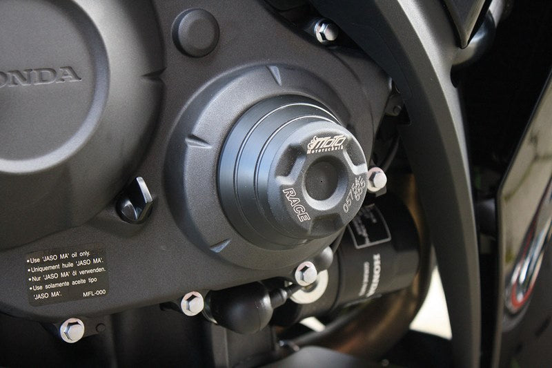 GSG MOTOTECHNIK Engine protection crash pad set for Honda CBR 1000 RR (2012-2013) | 407543-H322