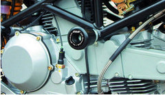 GSG MOTOTECHNIK Crash Pad set for Ducati Monster models from 2001 (600 / 620 / 695 / 750 / 800 / 900 / 900S S2R / S2R 1000 / S4 / S4R / S4RS Classic models Paul Smart, GT, Sport) | 59445-D5