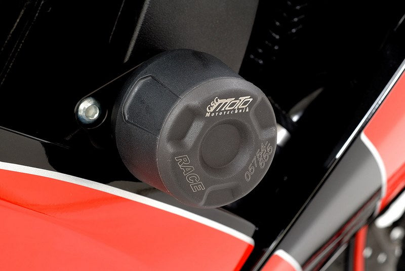 GSG MOTOTECHNIK Crash Pad set, Holding Plates Natural Aluminium for Suzuki GSX-R 600 / GSX-R 750 (2008-2010) | 7544450-S42