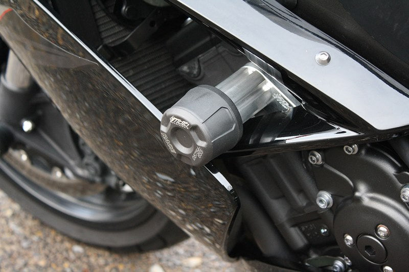 GSG MOTOTECHNIK Crash Pad set, Holding Plates Natural Aluminium for Yamaha YZF 1000 R1 (2007-2008) | 92444035-Y33-DS