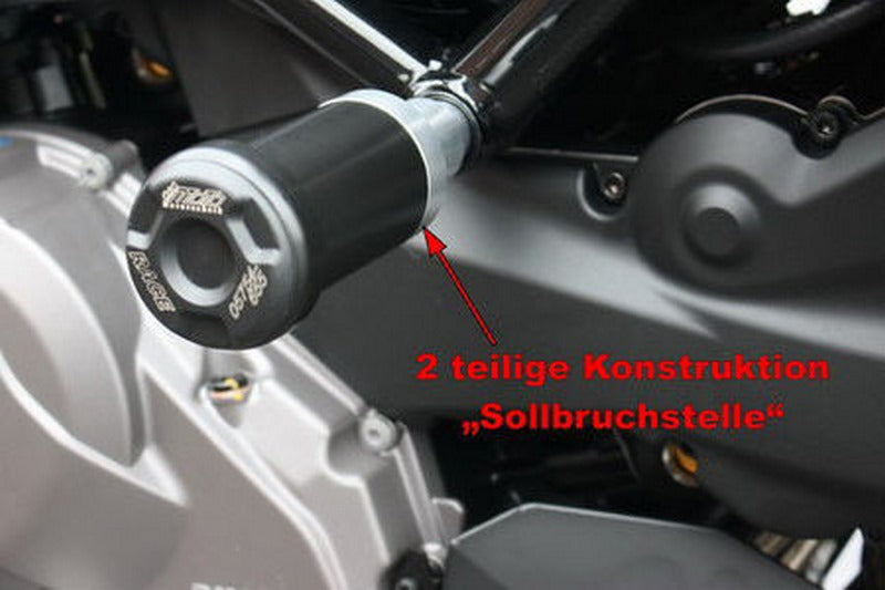 GSG MOTOTECHNIK Replacement pad, Mounting Location: LEFT (for crash pad sets: 7549385-D41) | D41-EP-75493-M6-LEFT