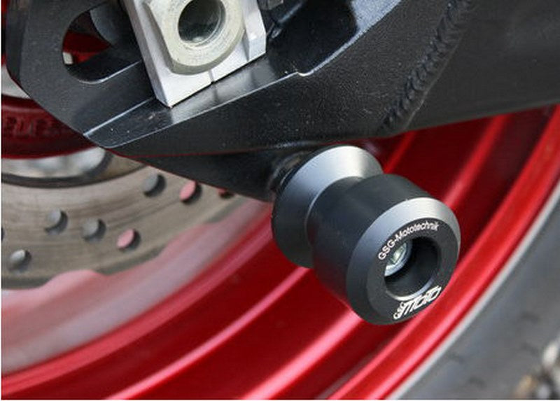 GSG MOTOTECHNIK Bobbins / Swingarm Protection for Kawasaki ZX-10R (2006-2007) | HSKP-10-K32