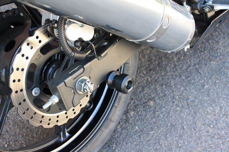 GSG MOTOTECHNIK Bobbins / Swingarm Protection for Kawasaki 250 R Ninja (2008 -) | HSKP-10-K45