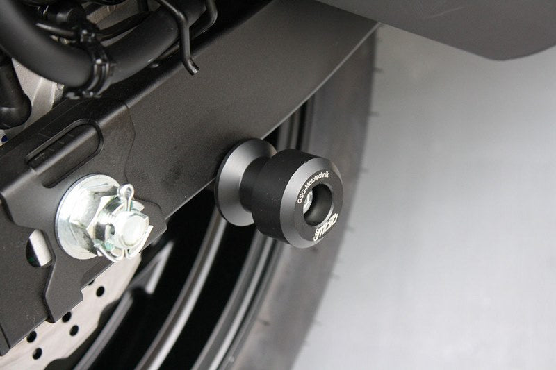 GSG MOTOTECHNIK Bobbins / Swingarm Protection for Kawasaki Z 300 (2015 -) | HSKP-10-K62