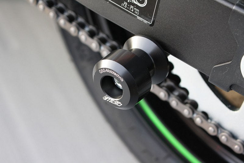 GSG MOTOTECHNIK Bobbins / Swingarm Protection for Kawasaki Ninja 125 (2019 -) | HSKP-10-K74
