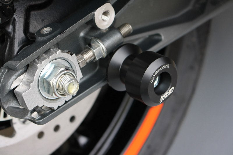 GSG MOTOTECHNIK Bobbins / Swingarm Protection for KTM Duke 125 (2017 -) | HSKP-10-KM10