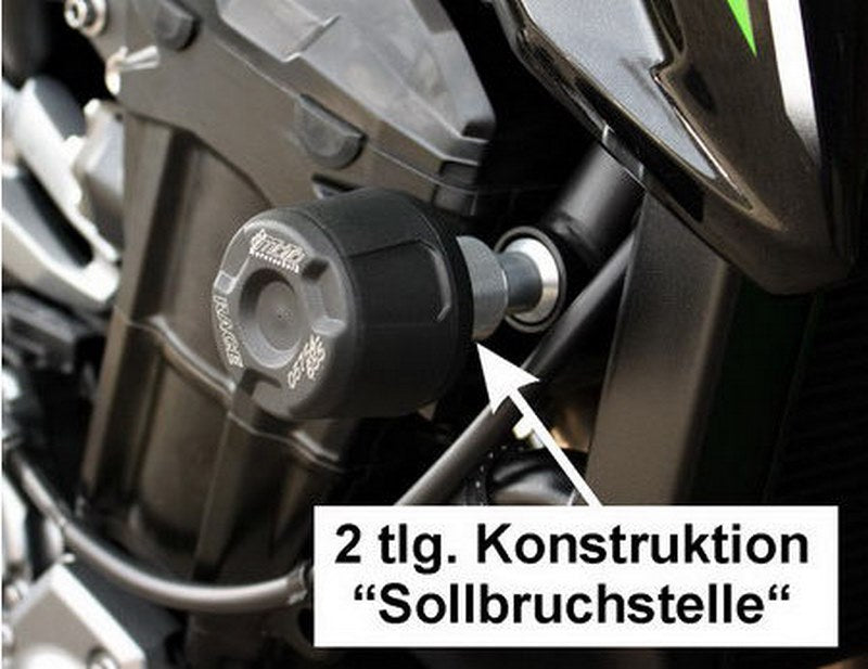 GSG MOTOTECHNIK Replacement pad, Mounting Location: Right (for crash pad sets: 40602-K68) | K68-EP-40602-DS-RIGHT