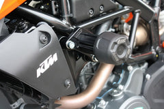 GSG MOTOTECHNIK Replacement pad, Mounting Location: LEFT (for crash pad sets: 4060255-KM10-DS) | KM10-EP-40602-DS-LEFT