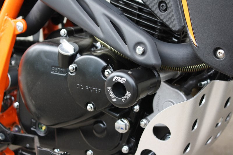GSG MOTOTECHNIK Replacement pad, Mounting Location: Left (for crash pad sets: 75410-KR1) | KR1-EP-75410-LEFT