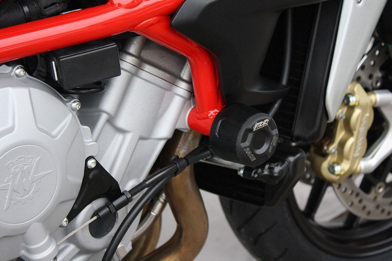 GSG MOTOTECHNIK Replacement pad, Mounting Location: LEFT (for crash pad sets: 40602-M6-SH-DS) | M6-EP-40602-DS-LEFT
