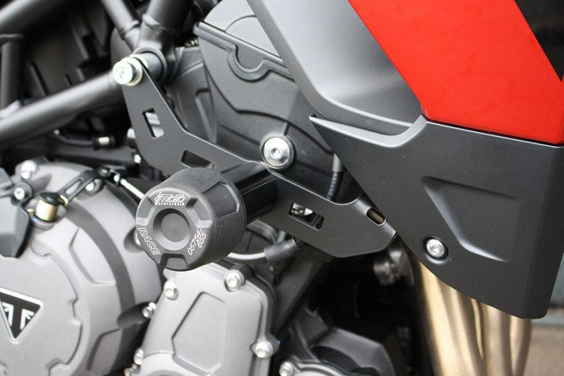 GSG MOTOTECHNIK Replacement pad, Mounting Location: Left (for crash pad sets: 406028575-T36) | T36-EP-40602-DS-LEFT