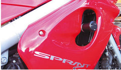 GSG MOTOTECHNIK Replacement pad, Mounting Location: RIGHT (for crash pad sets: 75493-T8) | T8-EP-75493-M6-RIGHT