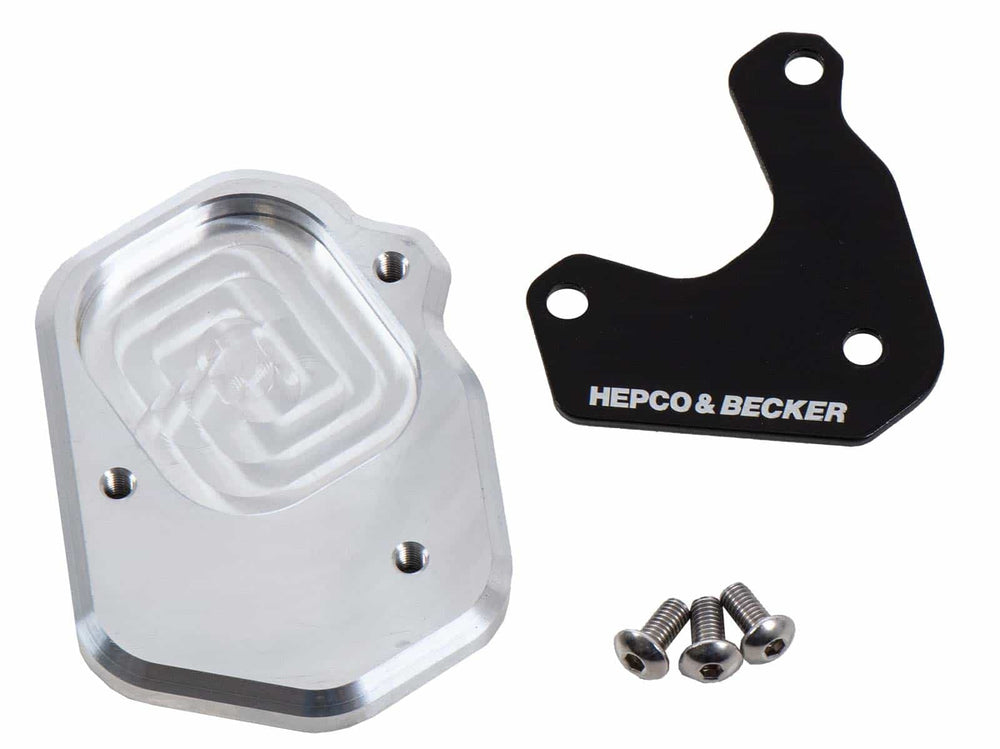 Hepco & Becker Kickstand Enlargement For Moto Guzzi V85TT / V85TT Travel (2020-) | 4211555-00-91