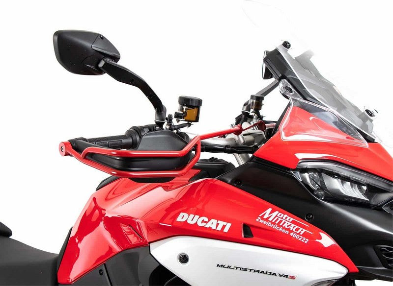 Hepco & Becker Handguard set red (left+right side) for Ducati Multistrada V4 / S / S Sport (2021-) | 42127614 00 04