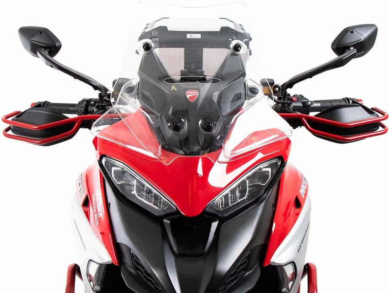 Hepco & Becker Handguard set red (left+right side) for Ducati Multistrada V4 / S / S Sport (2021-) | 42127614 00 04