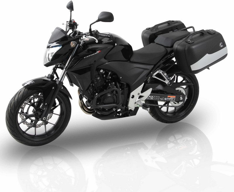 Hepco & Becker Pillion seat grab rail black for Honda CB 500 F (2013-2015) | 4219977 00 05