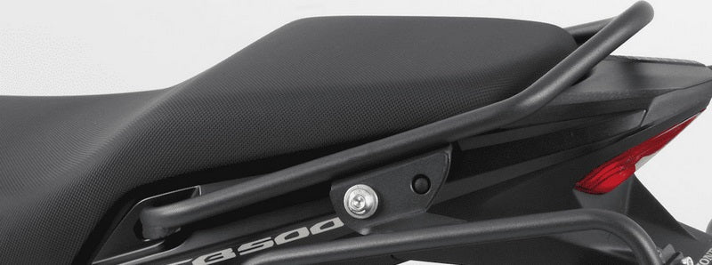 Hepco & Becker Pillion seat grab rail anthracite for Honda CB 500 X (2013-2016) | 4219978 00 05