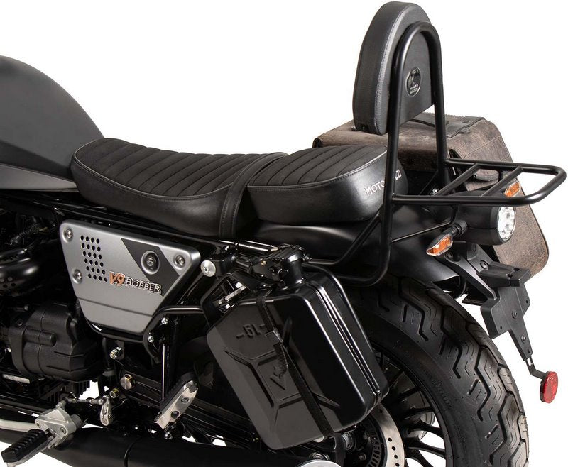 Hepco & Becker Canister 4 Ltr. Incl. Holder Left Cutout - Black For Moto Guzzi V9 Bobber/Special Edition (2021-) | 4220559 00 01
