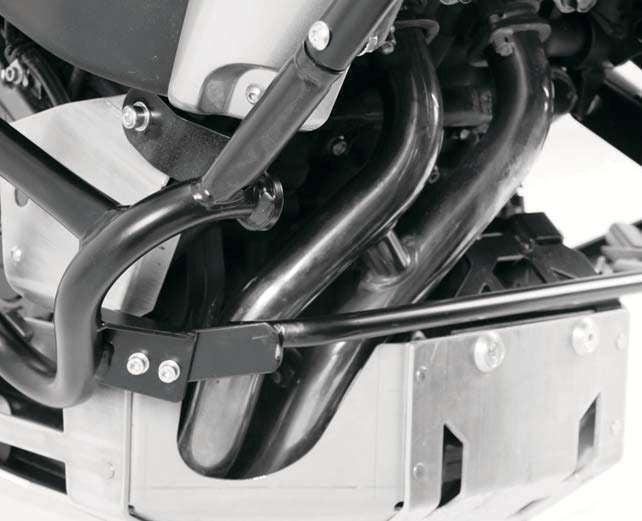 Hepco & Becker Adapter for combination between original Yamaha engine guard with H&B protection plate | 42224531 00 01