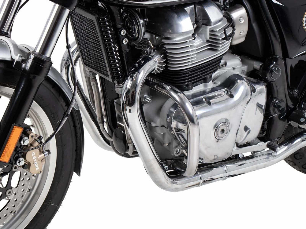 Hepco & Becker Engine Protection Bar - Chrome For Royal Enfield Interceptor (2018-) / Continental 650 / GT 650 (2019-) | 5017571-00-02