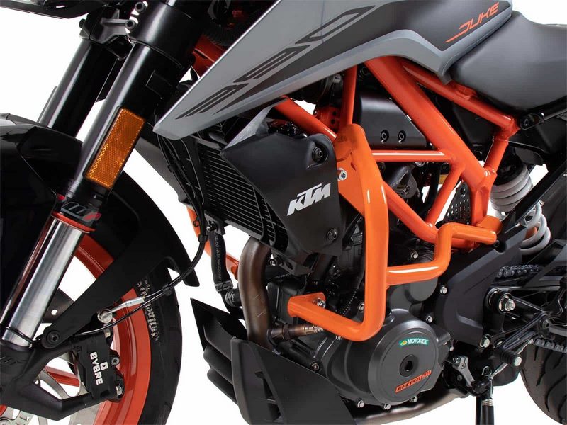 Hepco & Becker Engine protection bar - orange for KTM 390 Duke (2021-) | 5017631 00 06