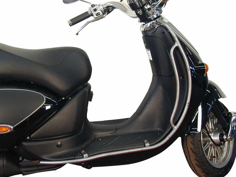 Hepco & Becker Engine protection bar-chrome for Aprilia Habana 50-125 Custom/Mojito | 501833 00 02