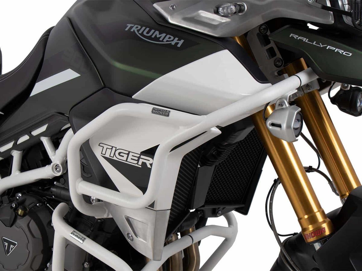 Hepco & Becker Tankguard - White For Triumph Tiger 900 Rally / GT / PRO (2020-) | 5027605-00-03