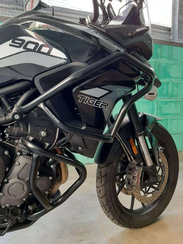 Hepco & Becker Tankguard "Solid" black for Triumph Tiger 900 / Rally / GT / PRO (2020-) | 5097605 00 01