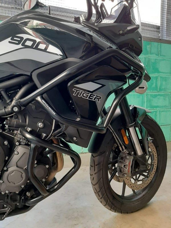 Hepco & Becker Tankguard "Solid" black for Triumph Tiger 850 Sport (2021-) | 5097613 00 01