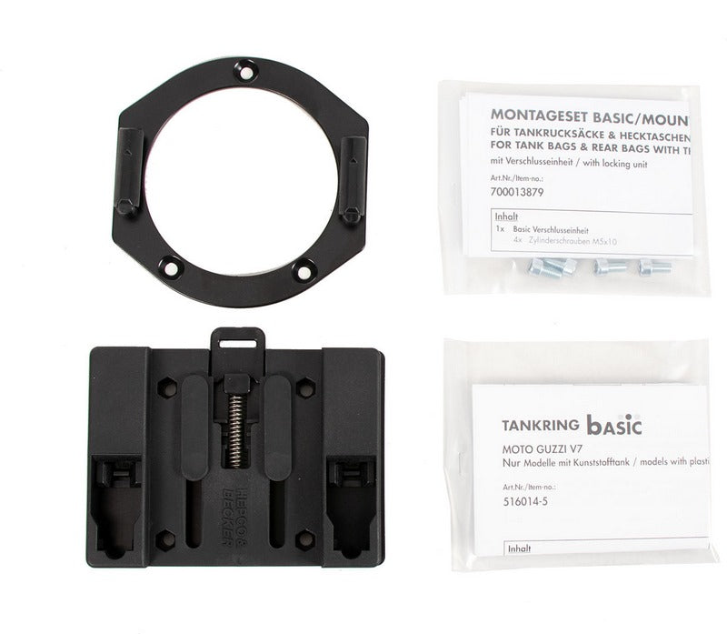 Hepco & Becker Tankring Basic Universal 5 Hole Mounting For Moto Guzzi V7 models with plastic tank | 516014-5