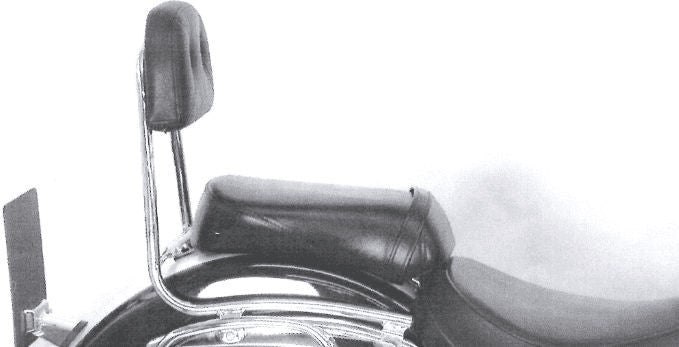 Hepco & Becker Sissybar without rearrack for Suzuki VL 800 Intruder / LC Volusia / C 800 Intruder/Blac | 600338 00 02