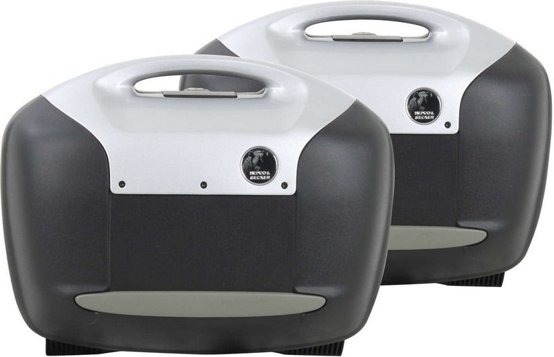 Hepco & Becker Journey sidecase-set 42 silver | 610080 00 01