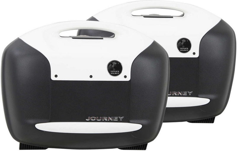 Hepco & Becker Journey sidecase-set 42 white | 610080 00 03