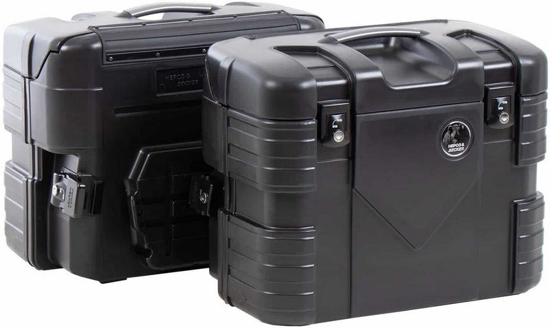 Hepco & Becker GOBI side case set right/left black | 610083 00 01