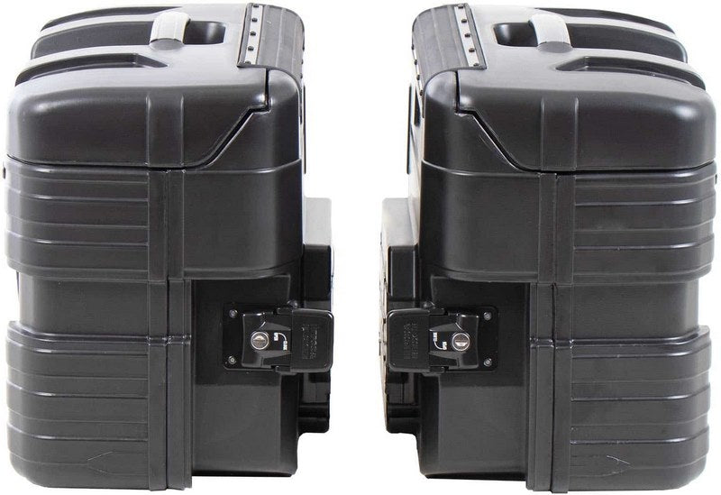 Hepco & Becker GOBI side case set right/left black | 610083 00 01