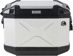 Hepco & Becker Xplorer 30 silver left sidebox | 610208 00 00