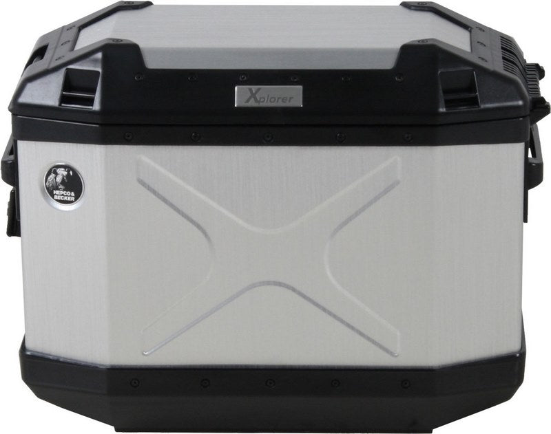 Hepco & Becker Xplorer 30 silver right sidebox | 610209 00 00