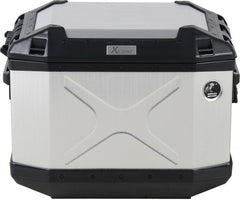 Hepco & Becker Xplorer 40 silver left sidebox | 610210 00 00