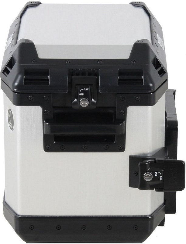 Hepco & Becker Xplorer 40 silver left sidebox | 610210 00 00