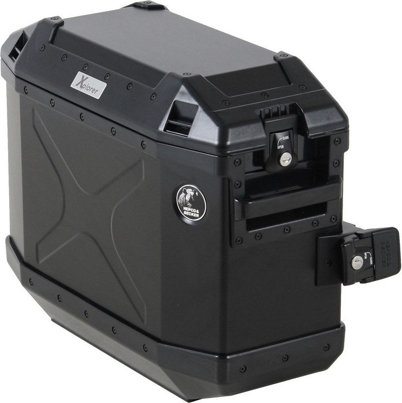 Hepco & Becker Xplorer 30 black left sidebox | 610213 00 01