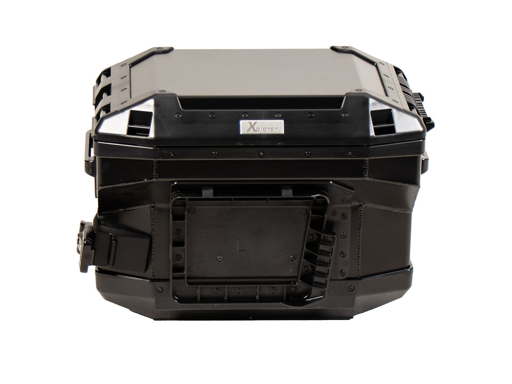 Hepco & Becker Xplorer 37 Left Black For Cutout Carrier (Cut Out For Exhaust) | 610218-00-01