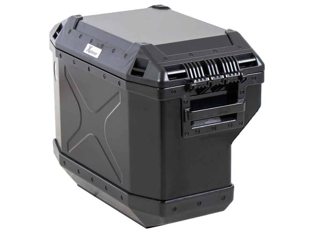 Hepco & Becker Xplorer 37 Right Black For Cutout Carrier (Cut Out For Exhaust) | 610219-00-01